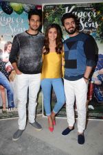Alia Bhatt, Sidharth Malhotra, Fawad Khan at Kapoor N Sons promotions in Mumbai on 13th March 2016